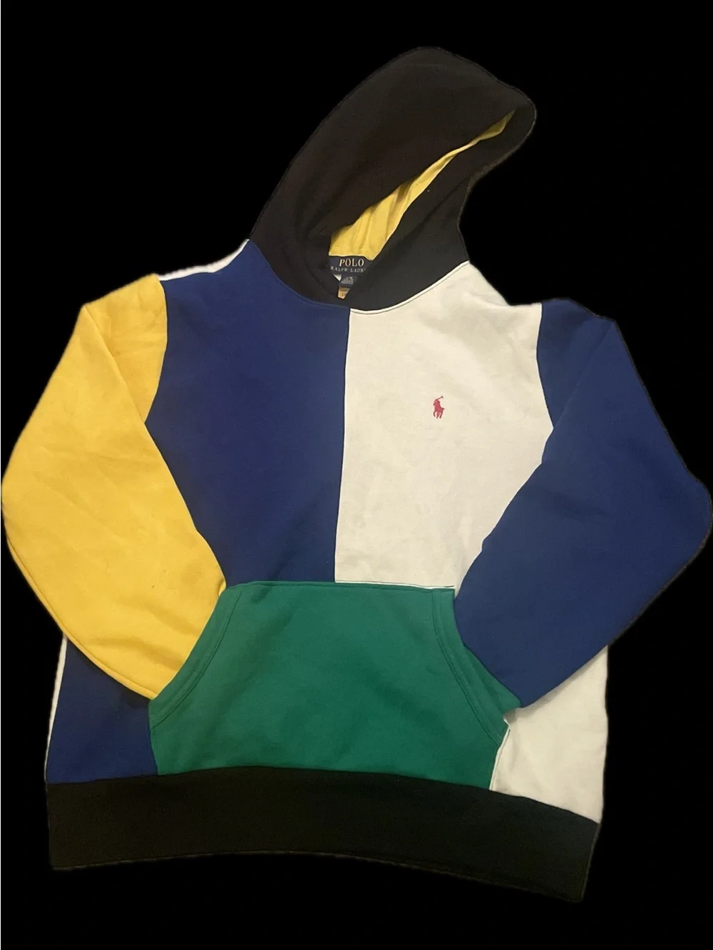 Ralph Lauren Colorblock Hoodie in Multicolor Size L/G (14-16)